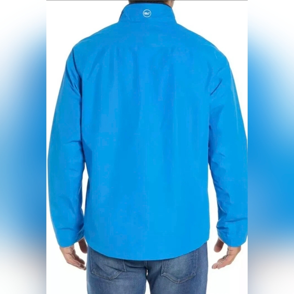 Vineyard Vines Men's Regatta Windbreaker Jacket in Spinnaker Blue Size XL - Picture 2 of 14